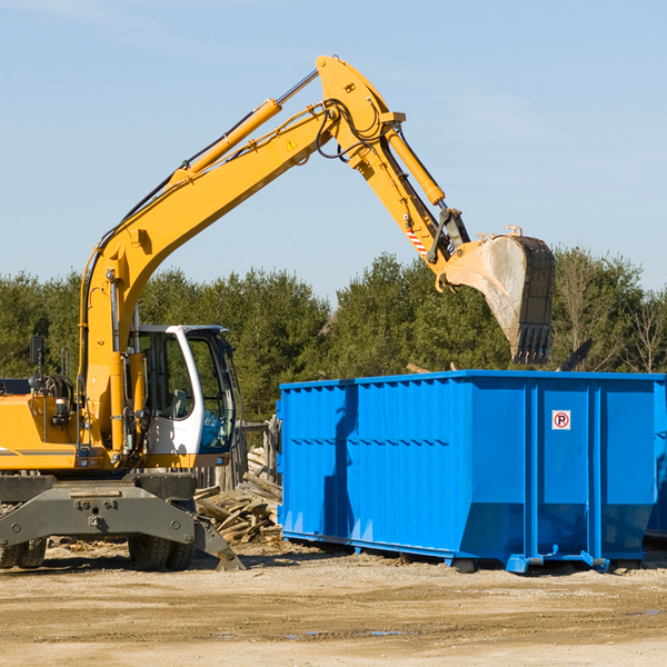 are there any additional fees associated with a residential dumpster rental in Downing